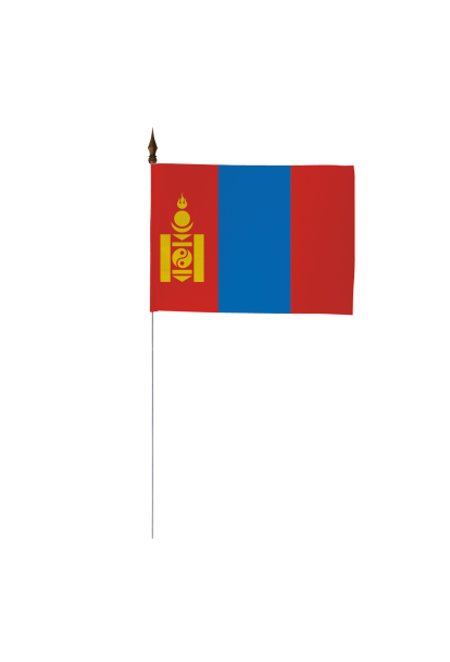 Drapeau de table Mongolie 10 x 15 cm