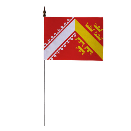Drapeau de table province Alsace 10x15 cm