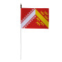 Drapeau de table province Alsace 10x15 cm