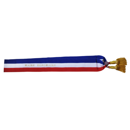 Echarpe Brodée Maire Honoraire