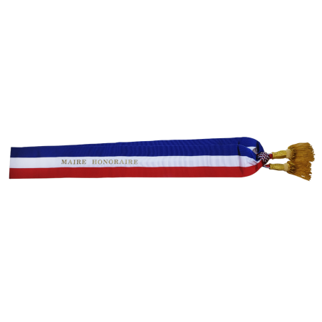 Echarpe Brodée Maire Honoraire