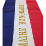 Echarpe Brodée Maire Honoraire