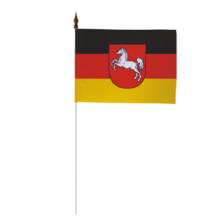 Drapeau de table Basse-Saxe 10 x 15 cm