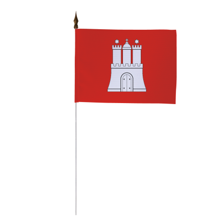 Drapeau de table Hambourg 10 x 15 cm