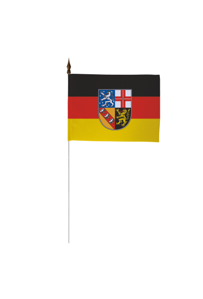 Drapeau de table Sarre 10 x 15 cm