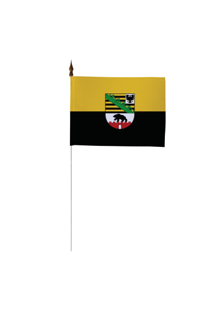 Drapeau de table Saxe-anhlat 10 x 15 cm