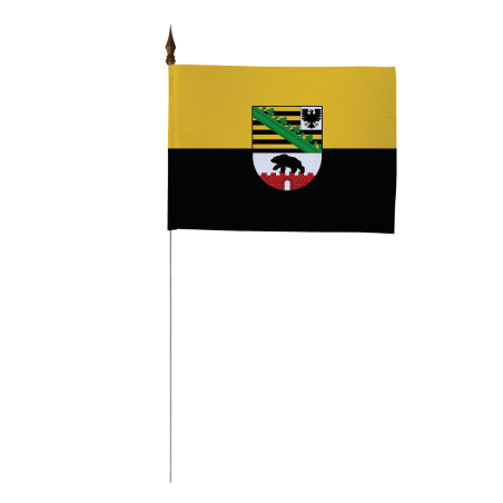 Drapeau de table Saxe-anhlat 10 x 15 cm