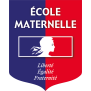Ecusson porte-drapeaux Ecole maternelle Liberté Egalité Fraternité