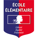 Ecusson porte-drapeaux Ecole élémentaire Liberté Egalité Fraternité