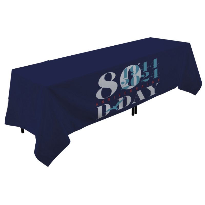 Nappe de table imprimé - 80e anniversaire D-DAY & Bataille de Normandie