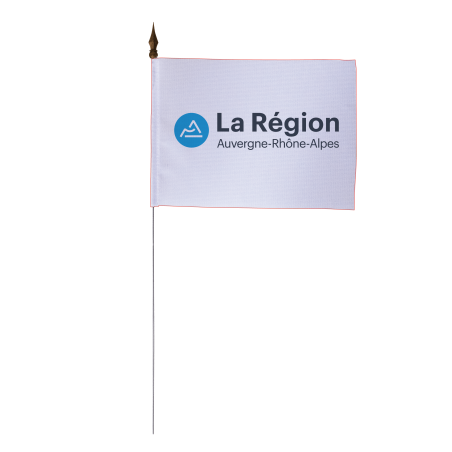 Drapeau de table région Auvergne Rhône Alpes 10x15cm - A l'unité