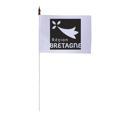 Drapeau de table région Bretagne 10x15 cm - A l'unité