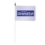 Drapeau de table Grand Est 10x15 cm - A l'unité