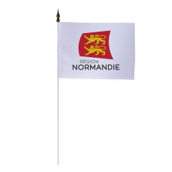 Drapeau de table Normandie 10x15 cm - A l'unité