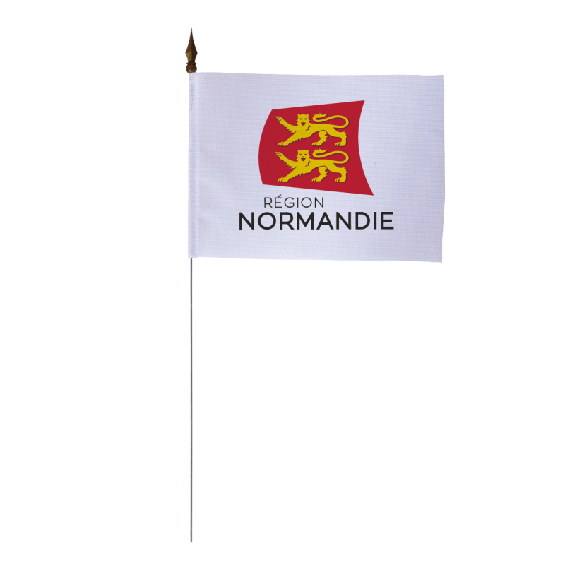 Drapeau de table Normandie 10x15 cm - A l'unité