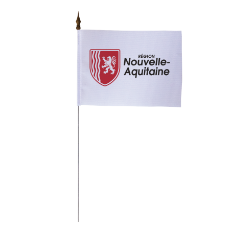 Drapeau de table Nouvelle Aquitaine 10x15 cm - A l'unité