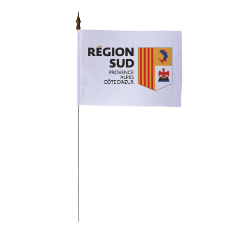 Drapeau de table région P.A.C.A 10x15 cm - A l'unité
