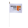 Drapeau de table région P.A.C.A 10x15 cm - A l'unité