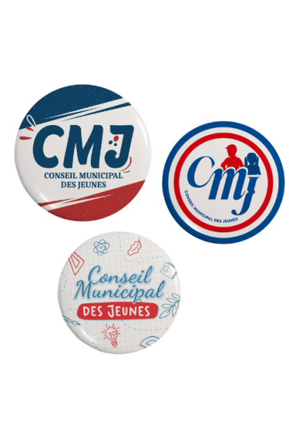 Badge Conseil Municipal des Jeunes