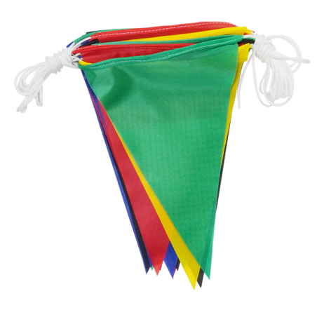 Guirlande flammes multicolores 10 m - maille