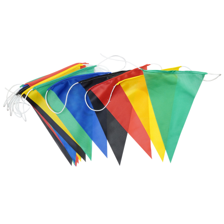 Guirlande flammes multicolores 10 m - maille