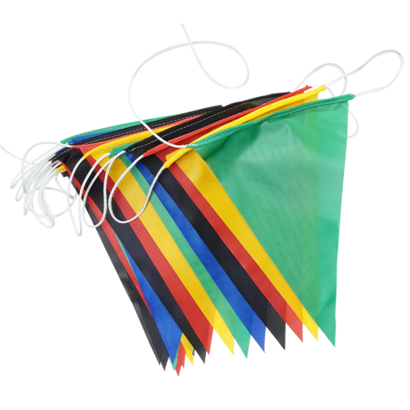 Guirlande flammes multicolores 10 m - maille