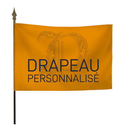 Drapeau d'accueil personnalisé 100 x 150 cm