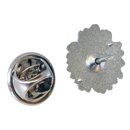 Pin's Bleuet - Diamètre 14 mm