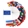LOT Drapeaux de table des pays membres Européens sur socle - Bouquet 
