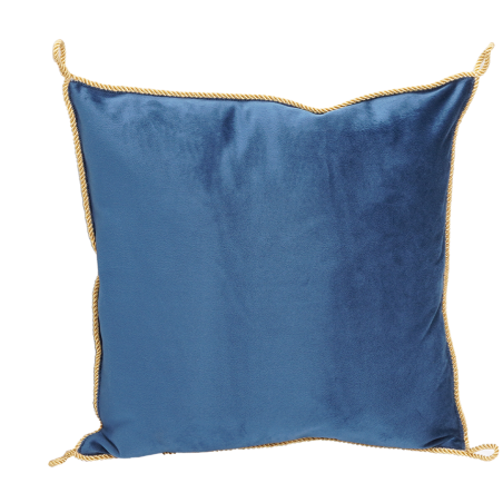 Coussin Velours Bleu