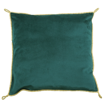 Coussin Velours Vert 