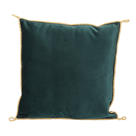 Coussin Velours Vert 