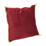 Coussin Velours Grenat