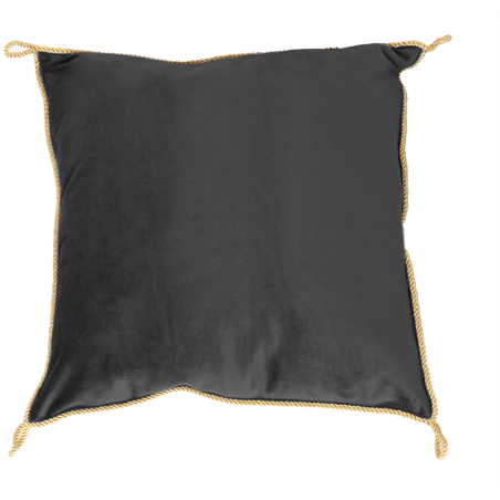 Coussin Velours Noir