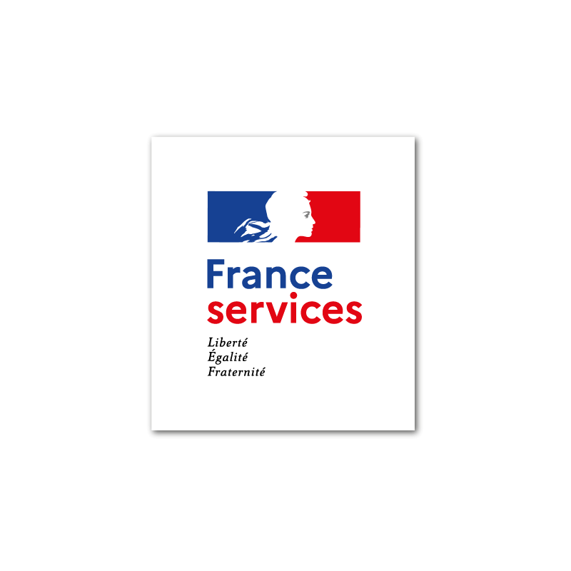 Plaque bloc-marque France Services