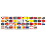 Lot de drapeaux de façade Province