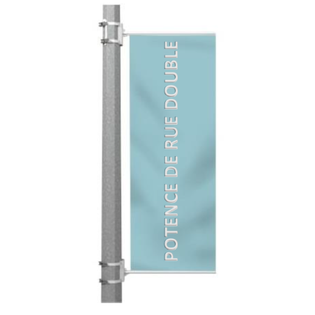 Potence de rue DUO pour bannière de potence