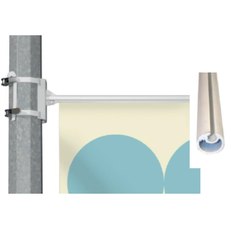 Potence de rue DUO pour bannière de potence