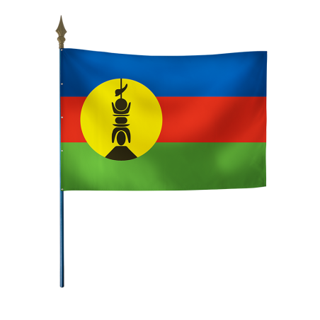 Drapeau Kanaky - Nouvelle Calédonie