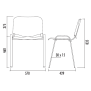 Chaise Iso polypro