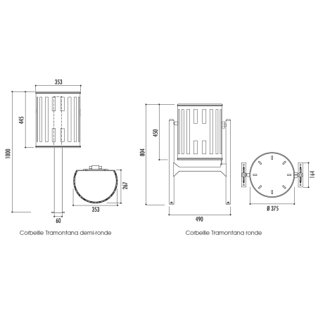 Corbeille Tramontana