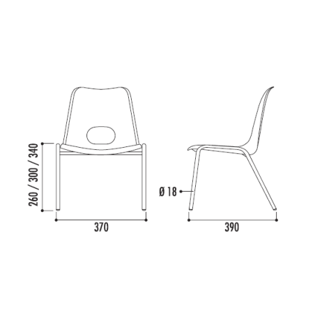 Chaise Bologne enfant