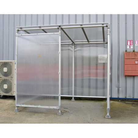 Abri fumeurs Alu Industrie