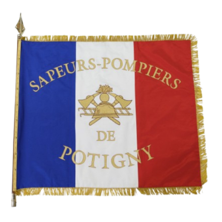 Drapeau Association brodé sur OTTOMAN