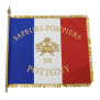Drapeau Association brodé sur OTTOMAN