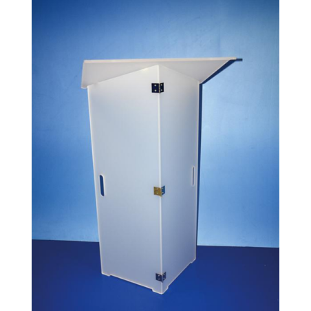 Pupitre pliable en plexiglass dépoli