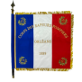 Drapeau Sapeurs-Pompiers Brodé d'Orléans