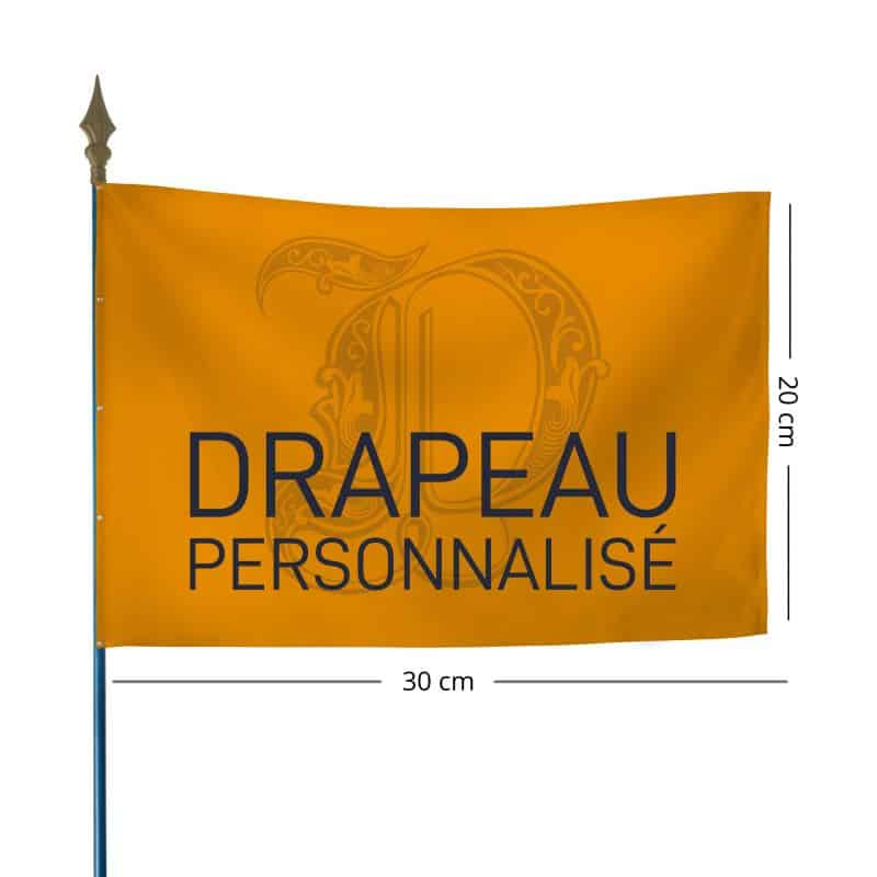 Drapeau Personnalisé Avec Votre Photo, Logo Ou Texte – Idéal Pour Extérieur, Foot, Jardin | 3x5 Pieds, Double Face, Couleurs Vives