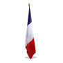 Pied 1 place pour drapeau ou mât d'intérieur