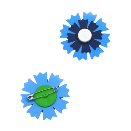 Pin's Bleuet de France en papier